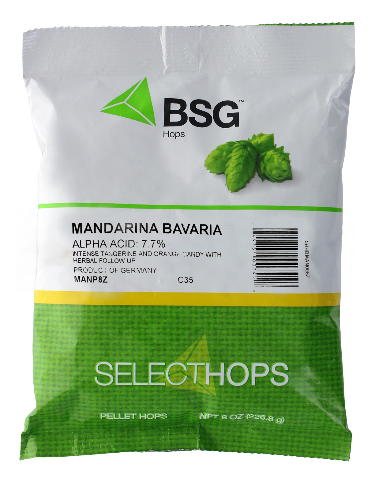 Mandarina Bavaria (GR) Hop Pellets 8 oz 849731007458 | eBay